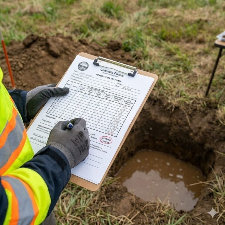 Failed Perc Test in Columbia County? Here’s What to Do