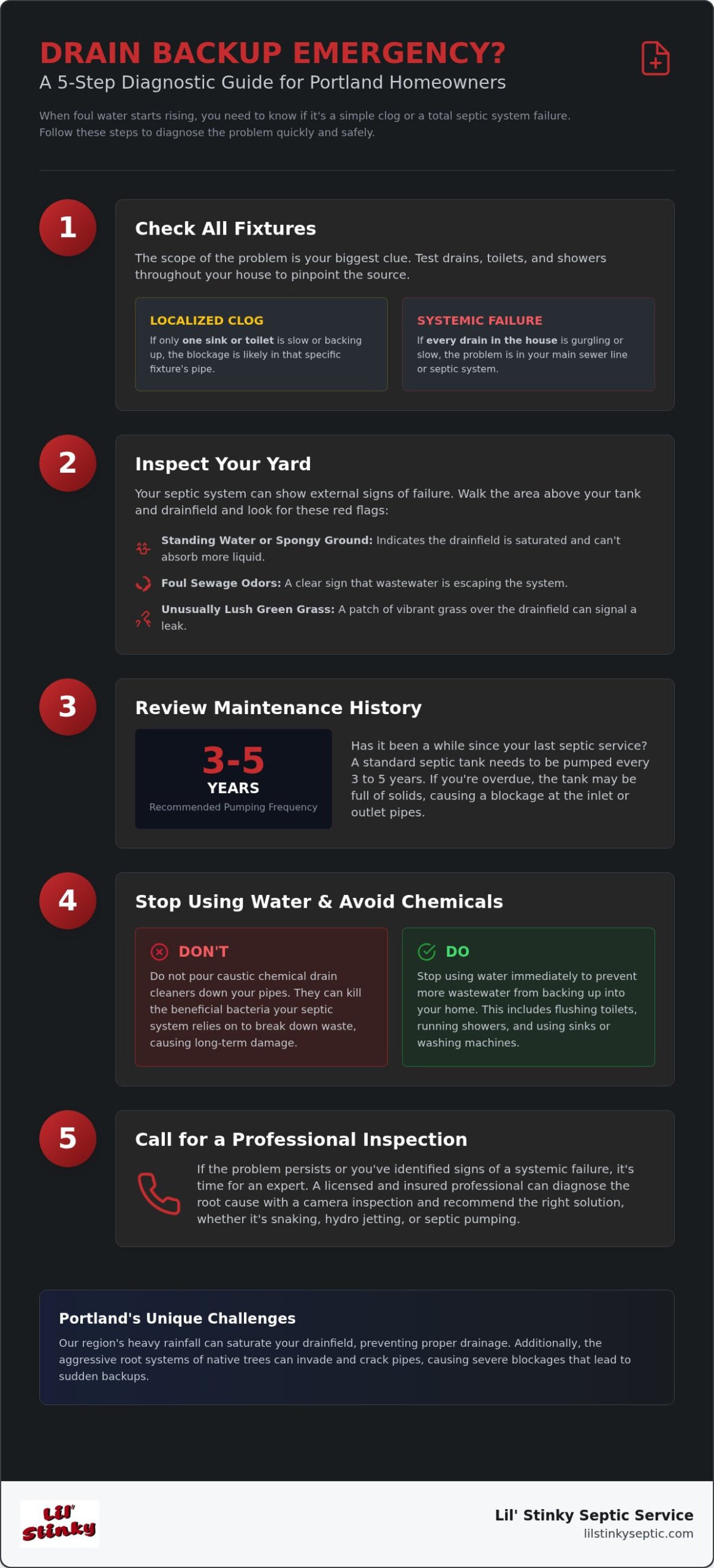Drain Backup Service in Portland OR: A Homeowner’s Guide to Diagnosis and Repair