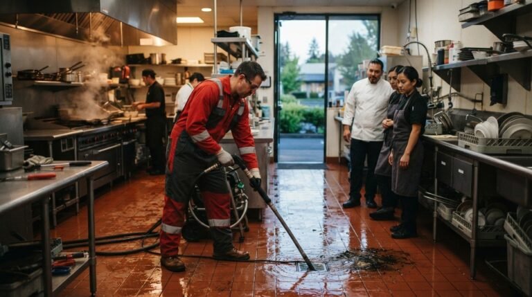 Commercial Kitchen Drain Cleaning in Canby: Fast Grease & Line Clearing