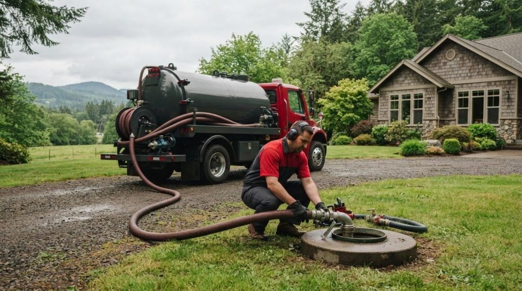 Holding tank pumping in Canby and when to schedule service